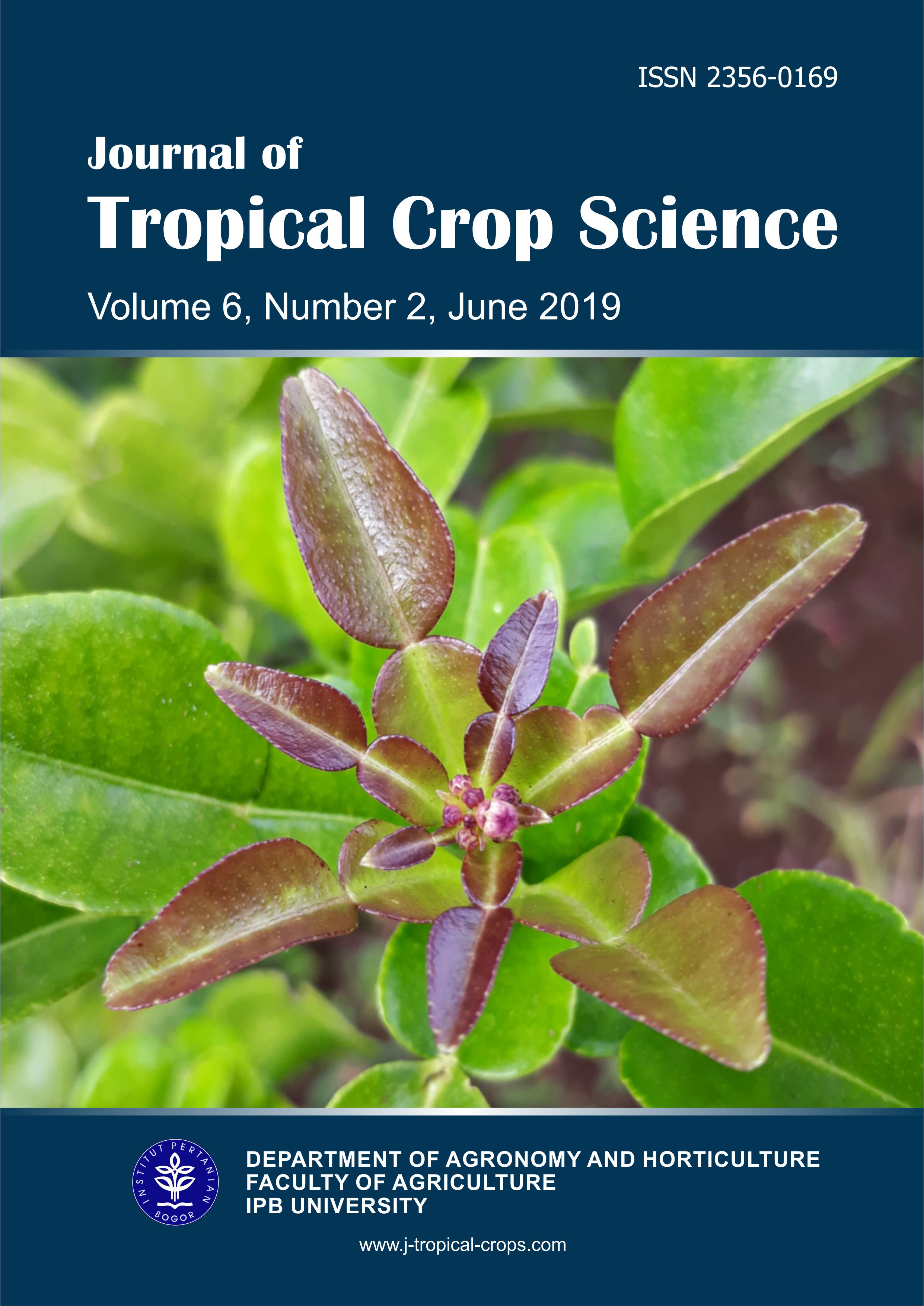 					View Vol. 6 No. 02 (2019): Journal of Tropical Crop Science
				