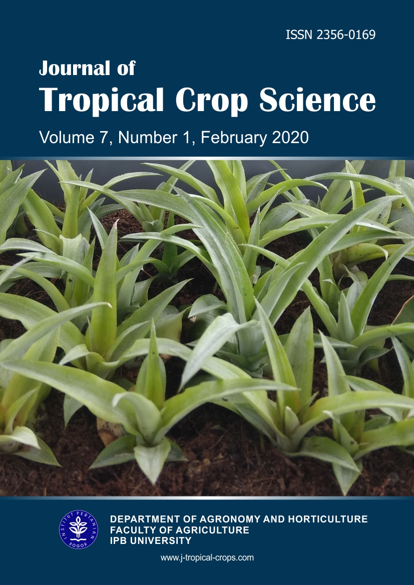 					View Vol. 7 No. 01 (2020): Journal of Tropical Crop Science
				